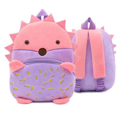 Mochila Escolar Infantil Arcoíris con Diseño Cartoon y Material Suave Peluche - Image 25