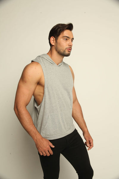 Chaleco Deportivo sin Mangas con Capucha para Hombre - Image 4