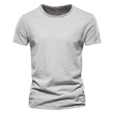 Camiseta Slim Fit de Algodón Texturizado para Hombre - Image 8