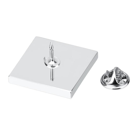 Broche Cuadrado Brillante