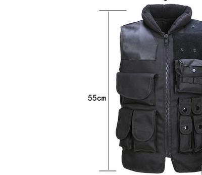 Chaleco Táctico Militar Negro para Hombre - Caza y Operaciones - Image 7