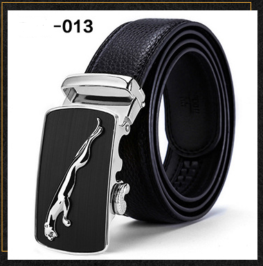 Cinturón de Cuero Ejecutivo para Hombre con Hebilla Automática de Dos Capas - Image 8