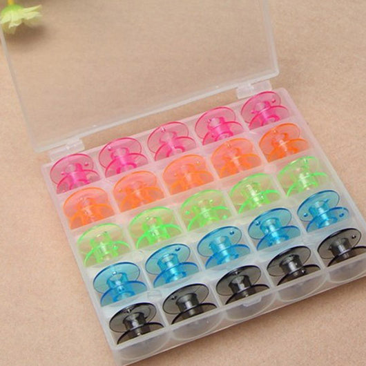 Bobinas de Plástico Coloridas para Máquina de Coser - Image 5