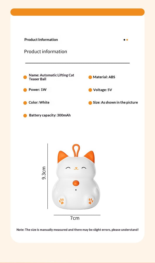 Juguete Interactivo Automático para Gatos - Bola Inteligente de Entretenimiento - Image 19
