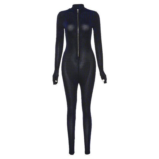 Jumpsuit Transparente de Cintura Alta - Image 2