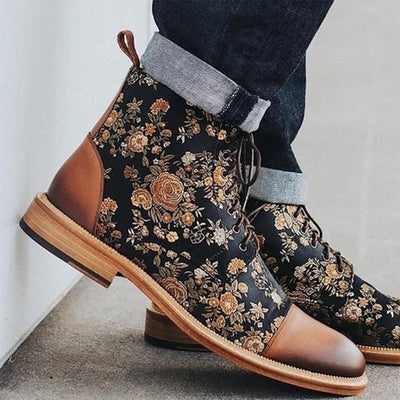Botas Martin Estilo Británico Retro - Botines Planos Clásicos para Hombre - Image 3