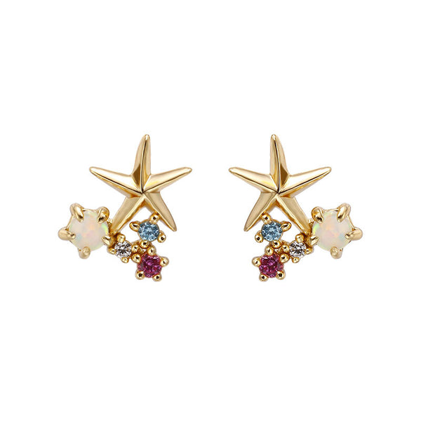 Aretes de Estrella de Mar La Sirenita