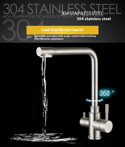 Grifo Purificador de Agua 3 en 1 Acero Inoxidable - Image 7