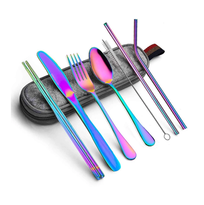 Juego de Utensilios Minimalista en Acero Inoxidable - Image 12