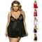 Sensual Plus Size 6XL Nightgown - Elegant Sleep Pajamas