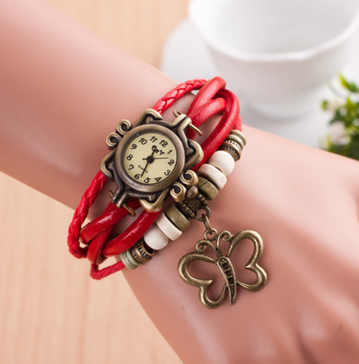 Pulsera Hueca Mariposa Punk Estilo Femenino - Image 11