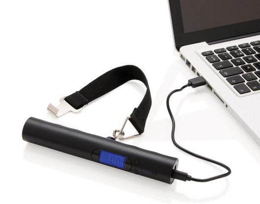 Báscula Digital para Equipaje con Carga USB