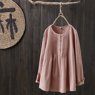 Jersey de Cuello Redondo en Algodón y Lino - Image 6