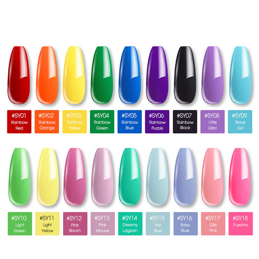 Adhesivo de Cristal para Extensiones de Color Sólido - Image 2