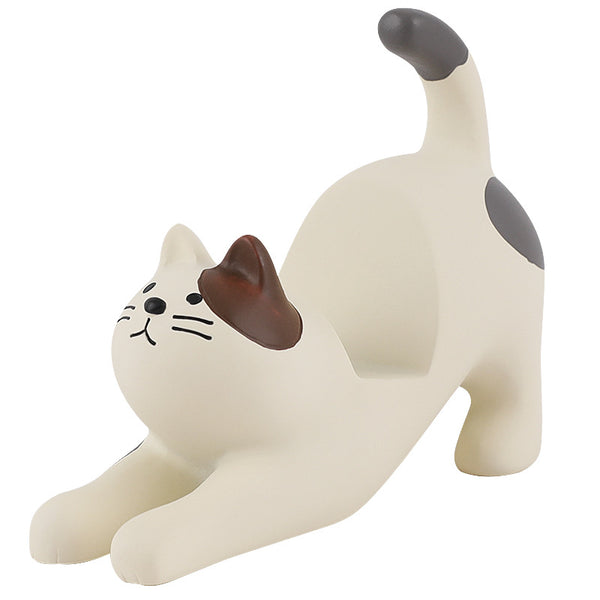 Soporte para TV con Diseño de Gato Estirándose