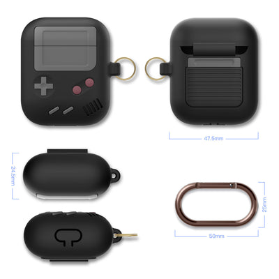 Funda Silicona AirPods Pro Diseño Retro Consola Clásica con Llavero - Image 24