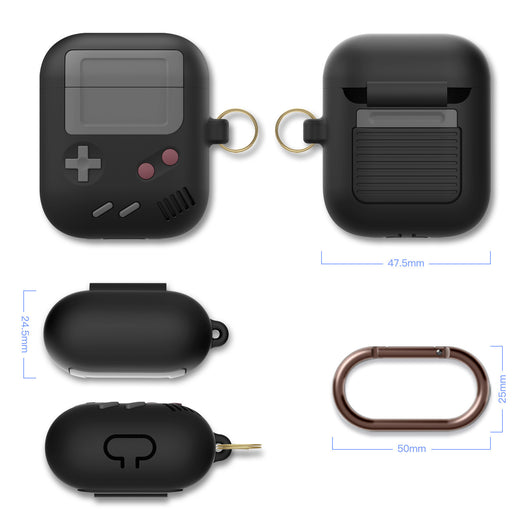 Funda Silicona AirPods Pro Diseño Retro Consola Clásica con Llavero - Image 24