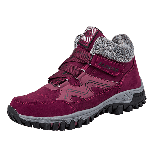 Zapatos de Algodón para Mujer con Forro de Terciopelo Cálido para la Nieve - Image 16