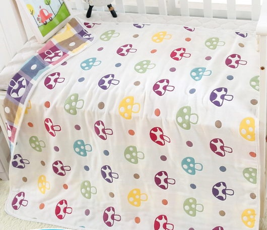 Manta de Baño Infantil 110x110cm - Gasa 6 Capas 100% Algodón Puro - Image 45