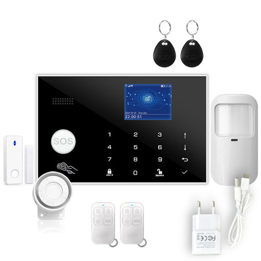 Sistema de Alarma Inteligente WiFi y GSM con Botón Táctil