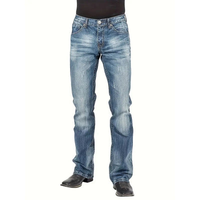 Jeans Rectos de Estilo Urbano para Hombre