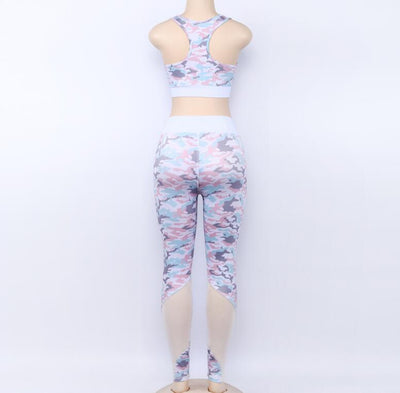 Conjunto Deportivo Camuflaje 2 Piezas: Sujetador Deportivo Mesh y Leggings Fitness - Image 12