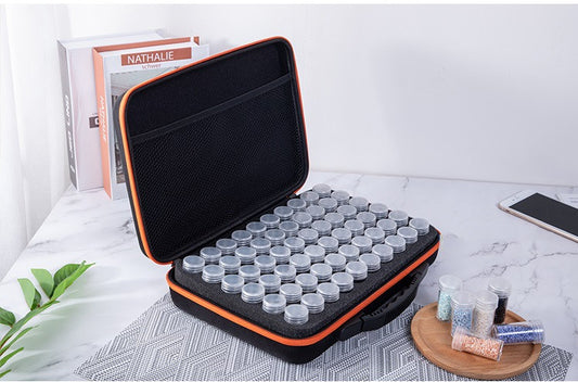Caja Organizadora de Diamantes y Joyas con 60 Compartimentos