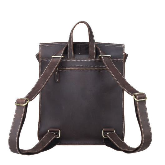 Mochila de Cuero Estilo British College - Image 3