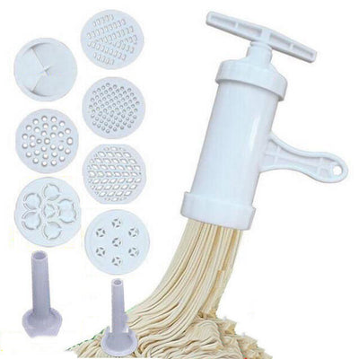 Máquina Manual para Hacer Pasta y Fideos con 5 Moldes Intercambiables - Image 3