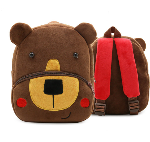 Mochila Escolar Infantil Arcoíris con Diseño Cartoon y Material Suave Peluche - Image 41