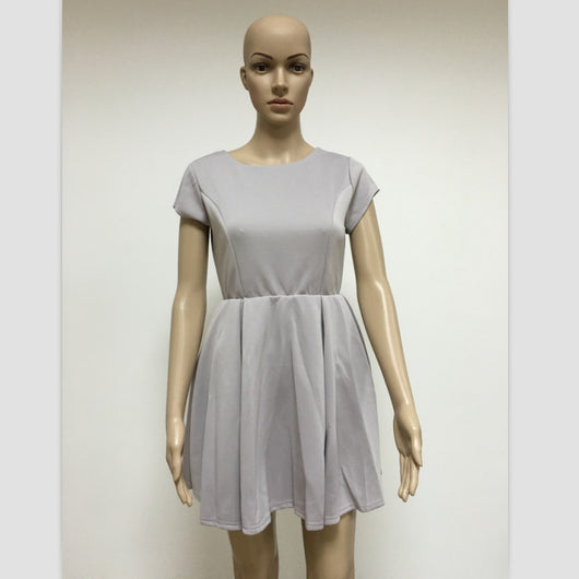 Vestido Elegante Espalda Descubierta con Detalles de Cinta - Image 6