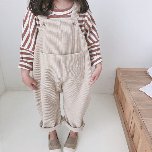 Overoles Infantiles de Pana: Comodidad y Estilo para Niños