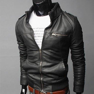 Chaqueta de Cuero Premium para Hombre - Otoño e Invierno - Image 5