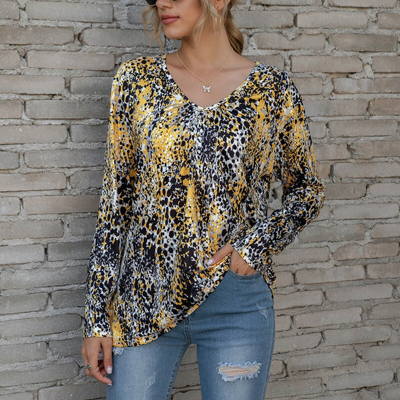 Ropa Suelta Estampada Multicolor para Mujer