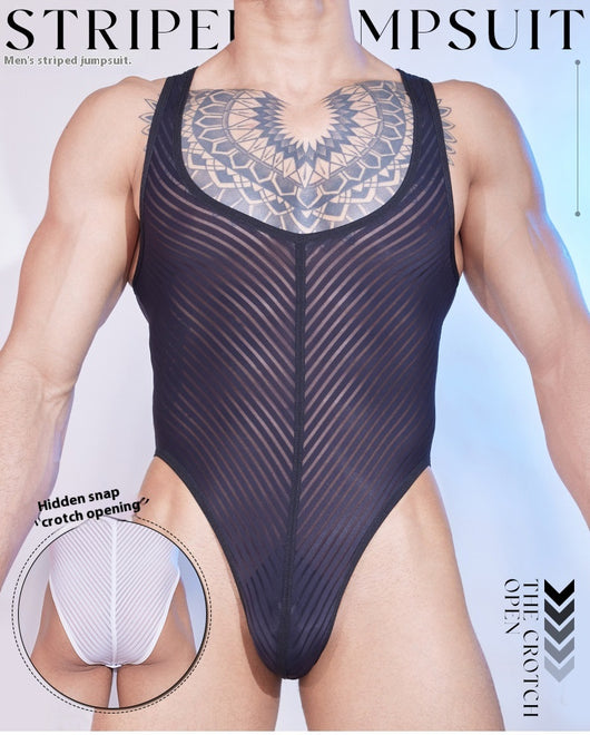 Jumpsuit Casual de Hombre en Seda Transpirable - Diseño Versátil y Cómodo - Image 18