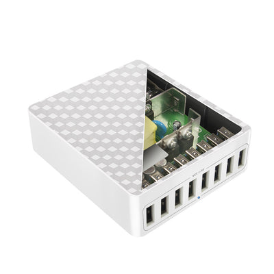 Cargador USB múltiple de 8 puertos para celulares y dispositivos - Image 2