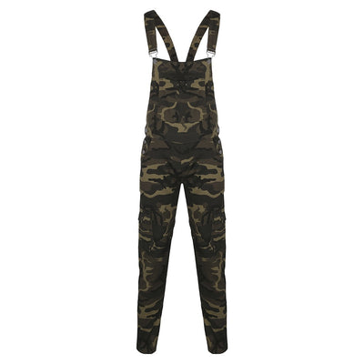 Pantalón Overall con Tirantes en Camuflaje - Image 5