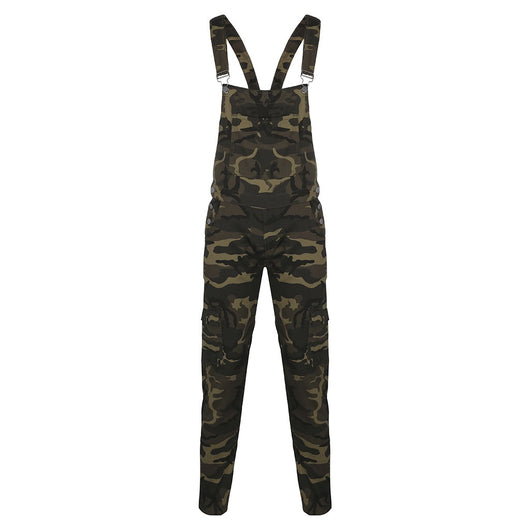 Pantalón Overall con Tirantes en Camuflaje - Image 5
