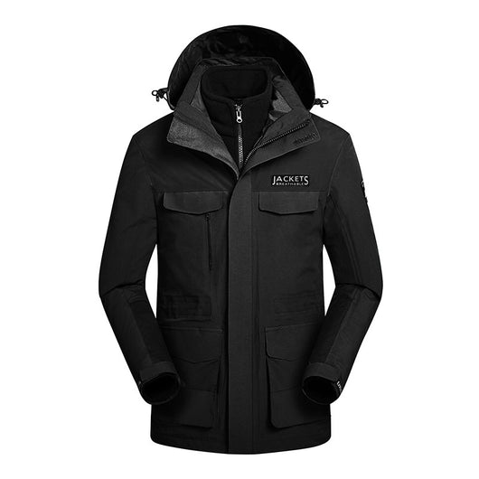 Chaqueta de Esquí para Hombre Impermeable Térmica Softshell Resistente al Viento - Image 6