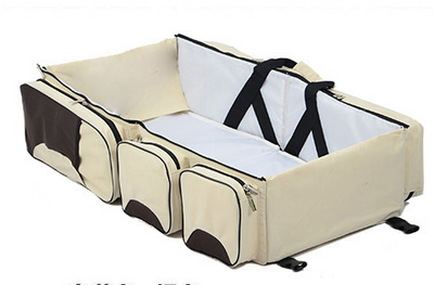 Cuna Portátil Multifunción para Bebé - Bolso Mami Convertible - Image 9
