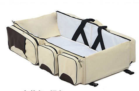 Cuna Portátil Multifunción para Bebé - Bolso Mami Convertible - Image 9