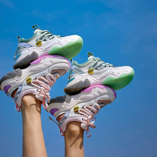 Tenis Oversized Bicolor - Estilo Urbano Moderno - Image 10