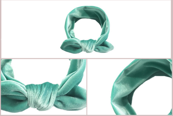 Diadema para Bebé con Moño Grande en Colores Pastel