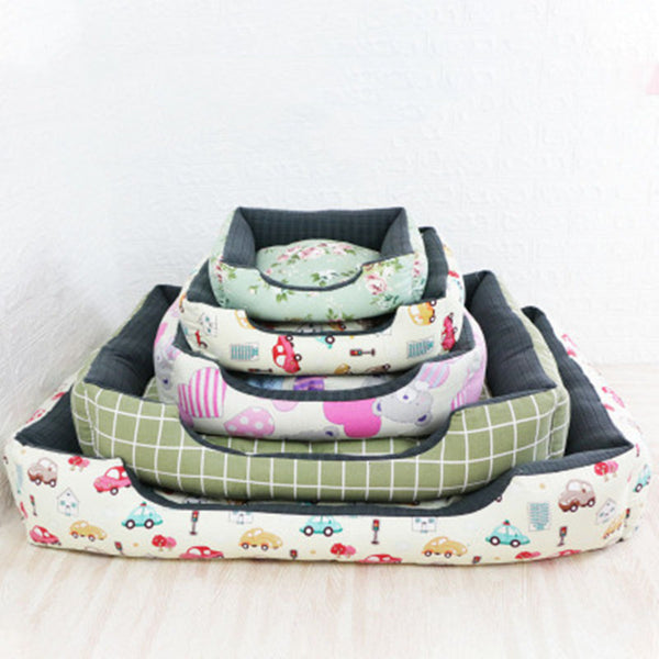 Cama Cuadrada Acogedora para Mascotas