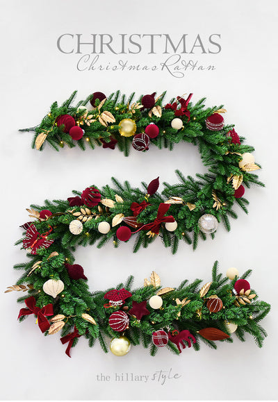 Decoración Navideña 27M Esferas de Terciopelo con Ratán - Image 11