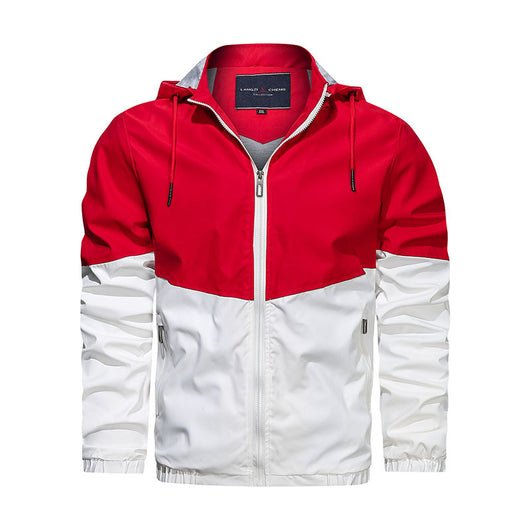 Chaqueta Casual para Hombre con Cuello de Pie y Capucha - Image 5
