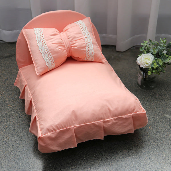 Cama Princesa para Mascotas Desmontable y Lavable