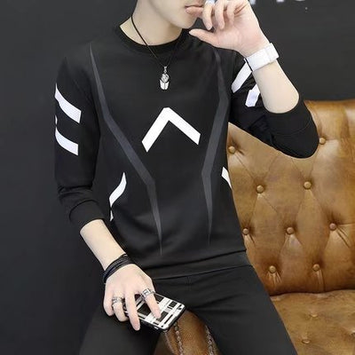 Suéter de Cuello Redondo Manga Larga para Hombre - Image 12