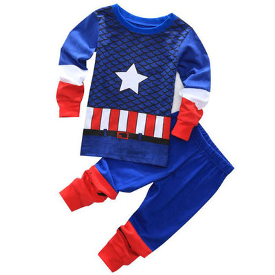Pijamas de Algodón para Niños - Manga Larga Cómoda