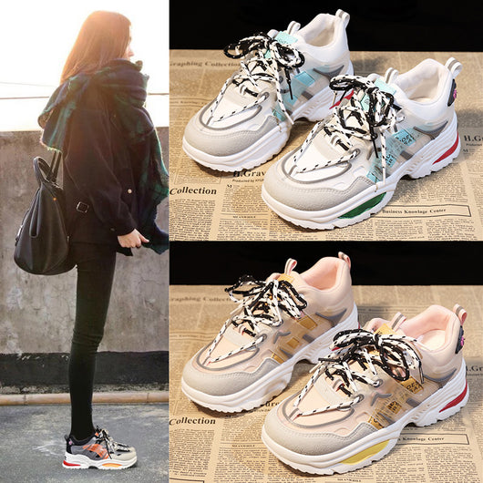 Zapatos Blancos Clásicos Estilo Papá